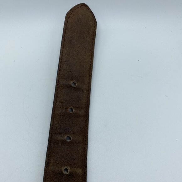 Unbranded Brown Genuine Leather Belt 5163 Women's Size M - Picture 11 of 12